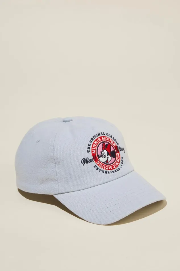 Girls 214Boys 214 Hats and Beanies Cotton On Licensed Dad Cap Lcn Dis Minnieclassic