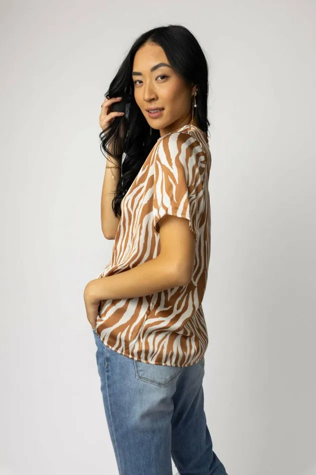 Giselle Blouse 8211 FINAL SALE Camel Women Bohme Blouses