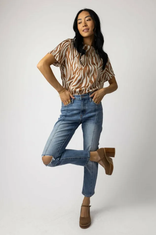 Giselle Blouse 8211 FINAL SALE Camel Women Bohme Blouses