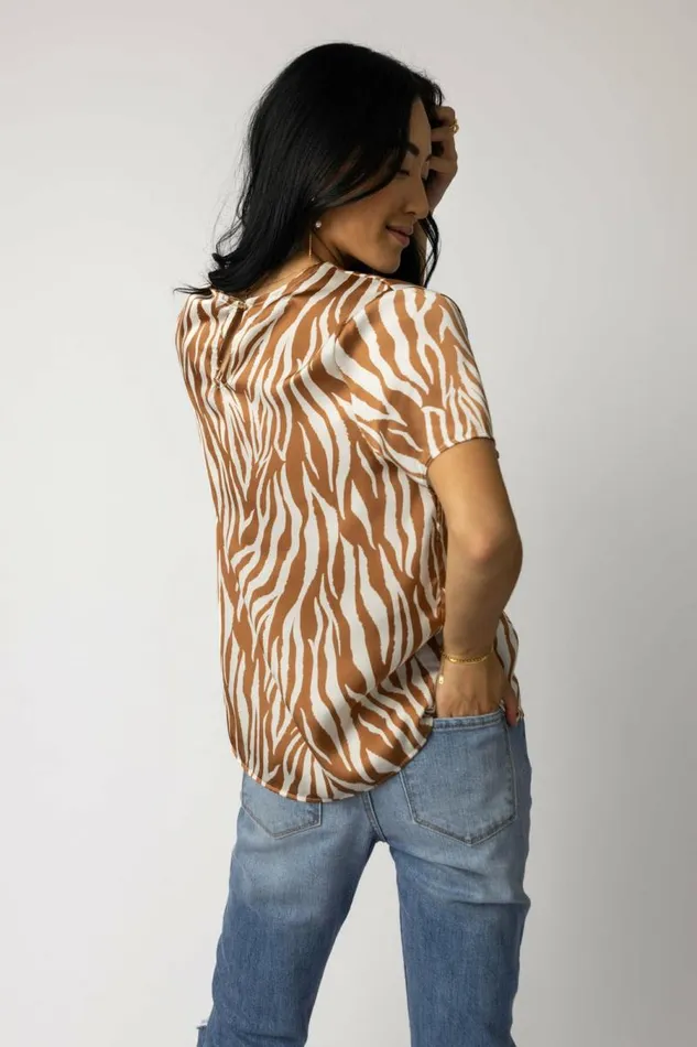 Giselle Blouse 8211 FINAL SALE Camel Women Bohme Blouses