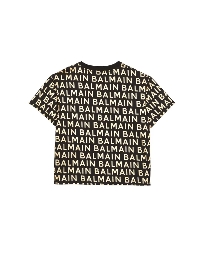 Golden Tshirt Gold Kids Balmain