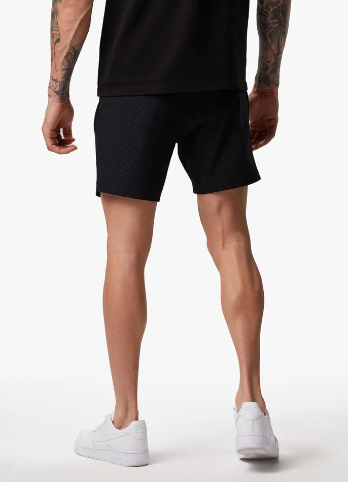 Gym King Cargos Men Rebellion AOP Cargo Shorts 8211 Black