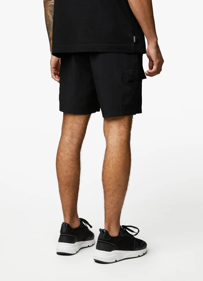 Gym King Cargos Men Utility Woven Cargo Short 8211 Black