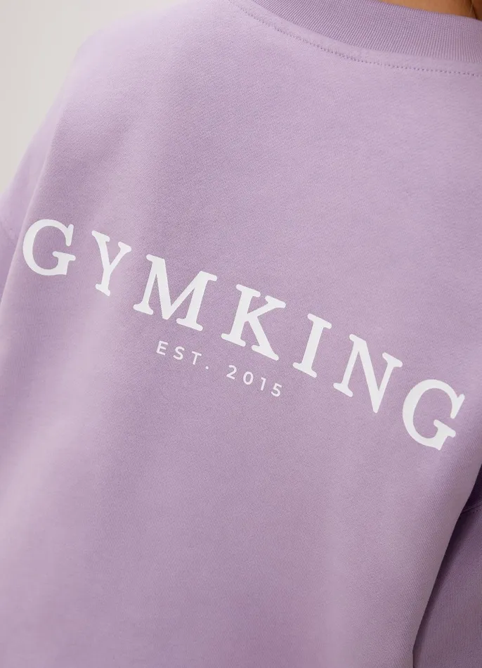 Gym King CoOrds Women Established Crew 8211 Lilac