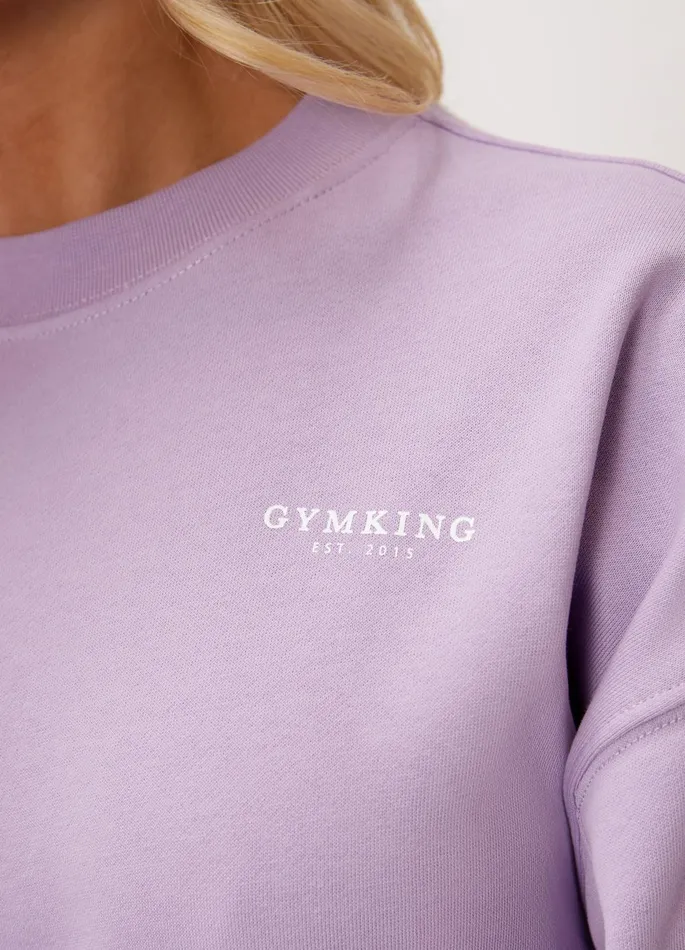 Gym King CoOrds Women Established Crew 8211 Lilac