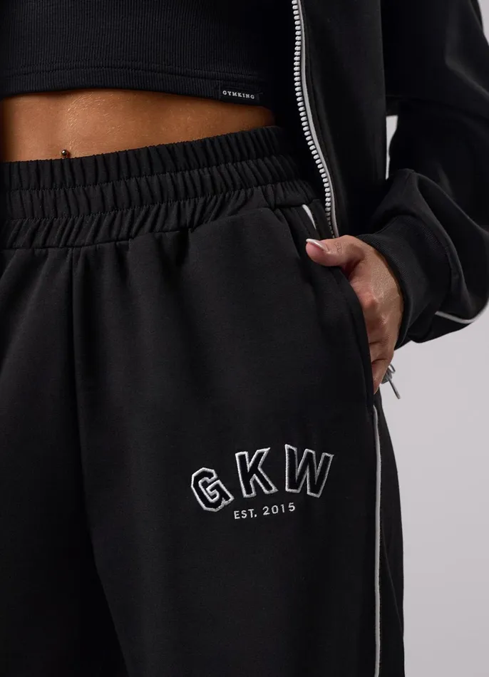 Gym King CoOrds Women GKW Sports Luxe Track Pants 8211 Black