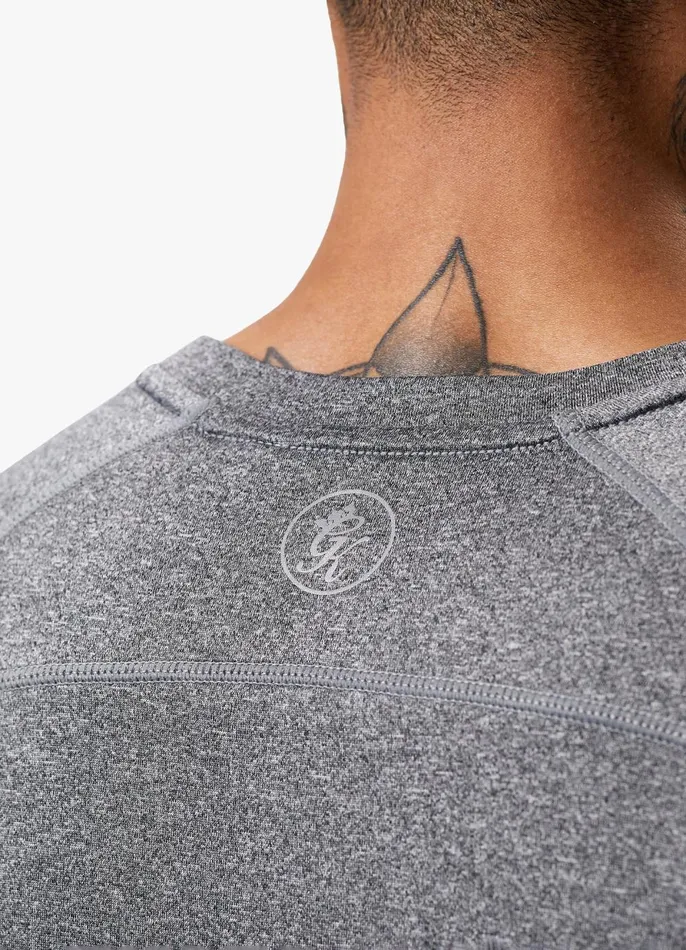 Gym King Gymwear Men Energy Grindle Tee 8211 Grey Marl