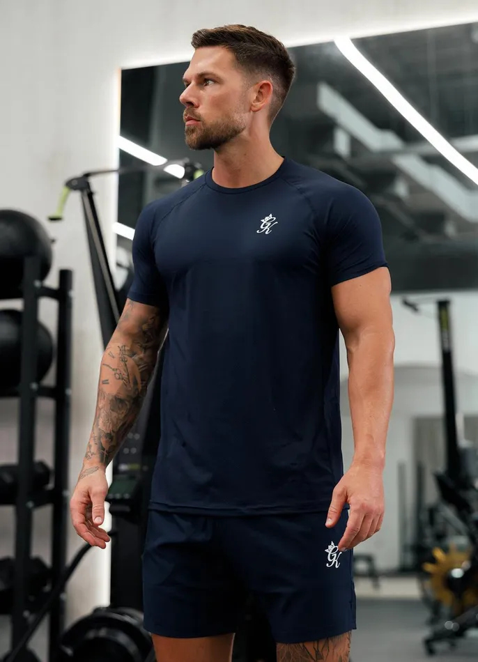 Gym King Gymwear Men Energy Tee 8211 Navy