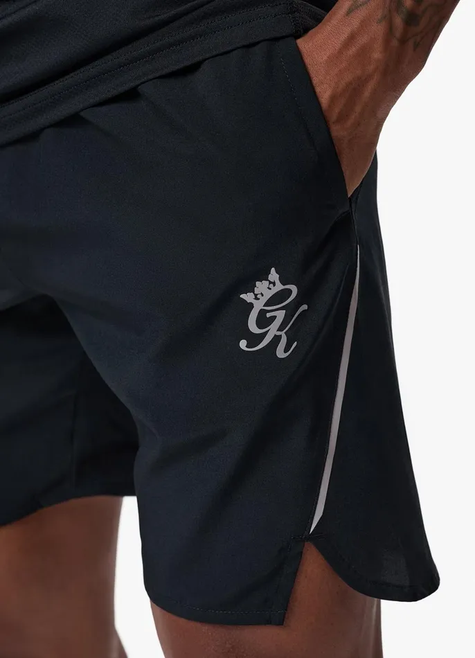 Gym King Gymwear Men Flex 6034 Short 8211 BlackSilver