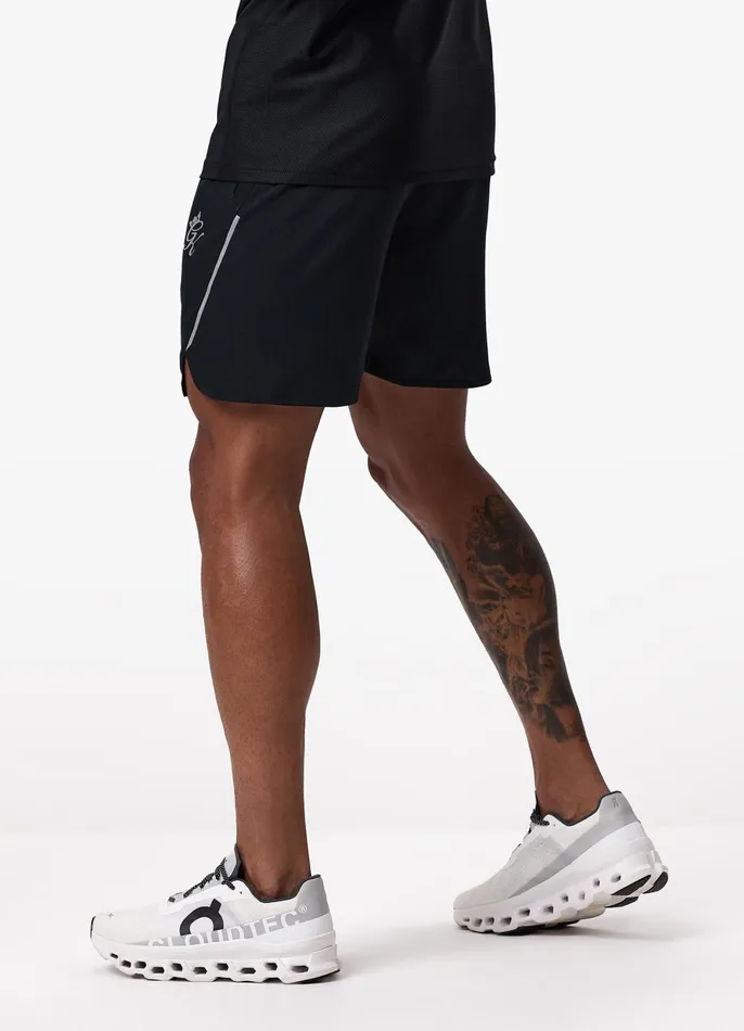 Gym King Gymwear Men Flex 6034 Short 8211 BlackSilver