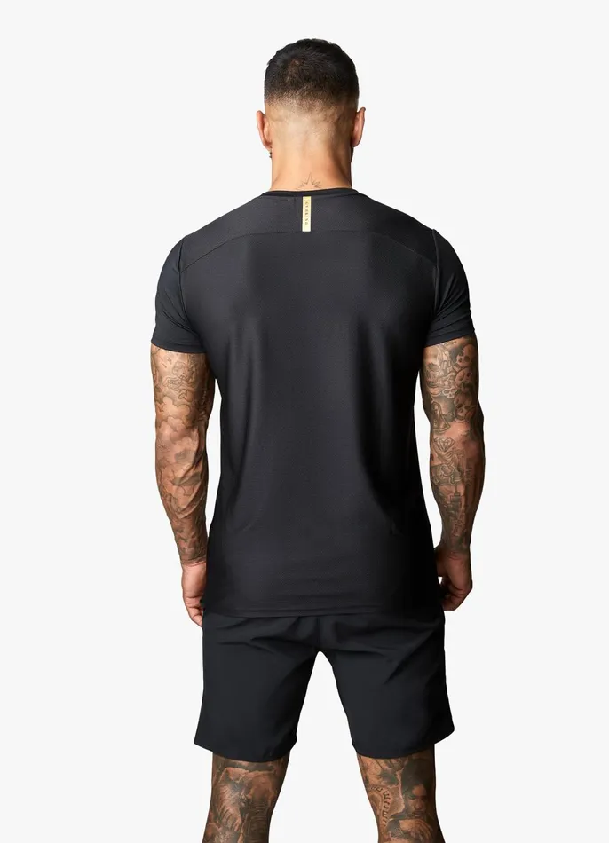 Gym King Gymwear Men Flex Tee 8211 BlackGold