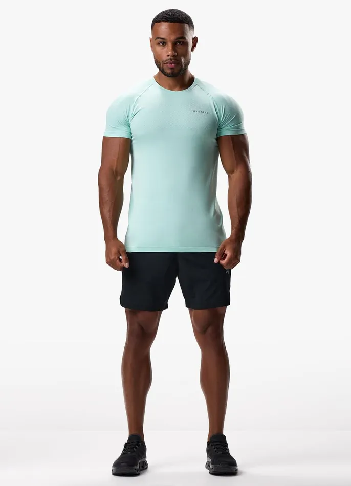 Gym King Gymwear Men Seamless Tee 8211 Mineral Green