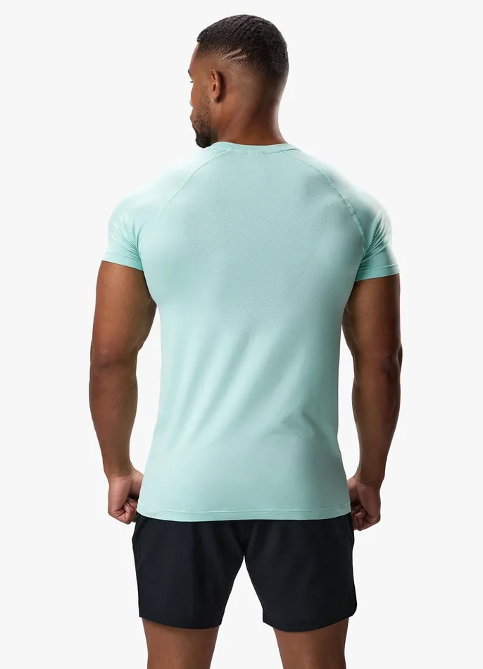 Gym King Gymwear Men Seamless Tee 8211 Mineral Green