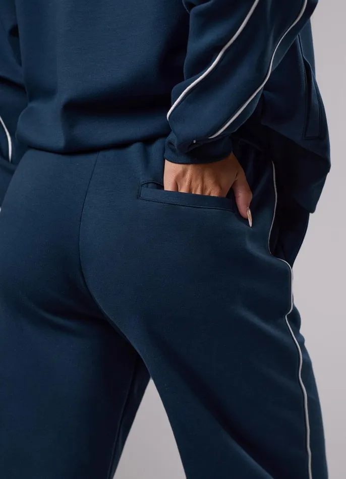 Gym King Joggers Women GKW Sports Luxe Track Pants 8211 Rich Blue