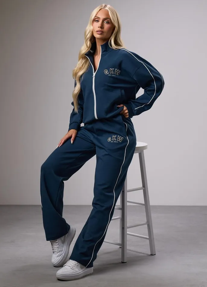 Gym King Joggers Women GKW Sports Luxe Track Pants 8211 Rich Blue