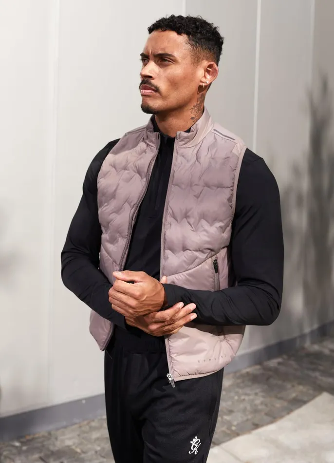 Gym King Outerwear Men Heat Sealed Tech Gilet 8211 Iron Gym King Outerwear Men Heat Sealed Tech Gilet 8211 Iron