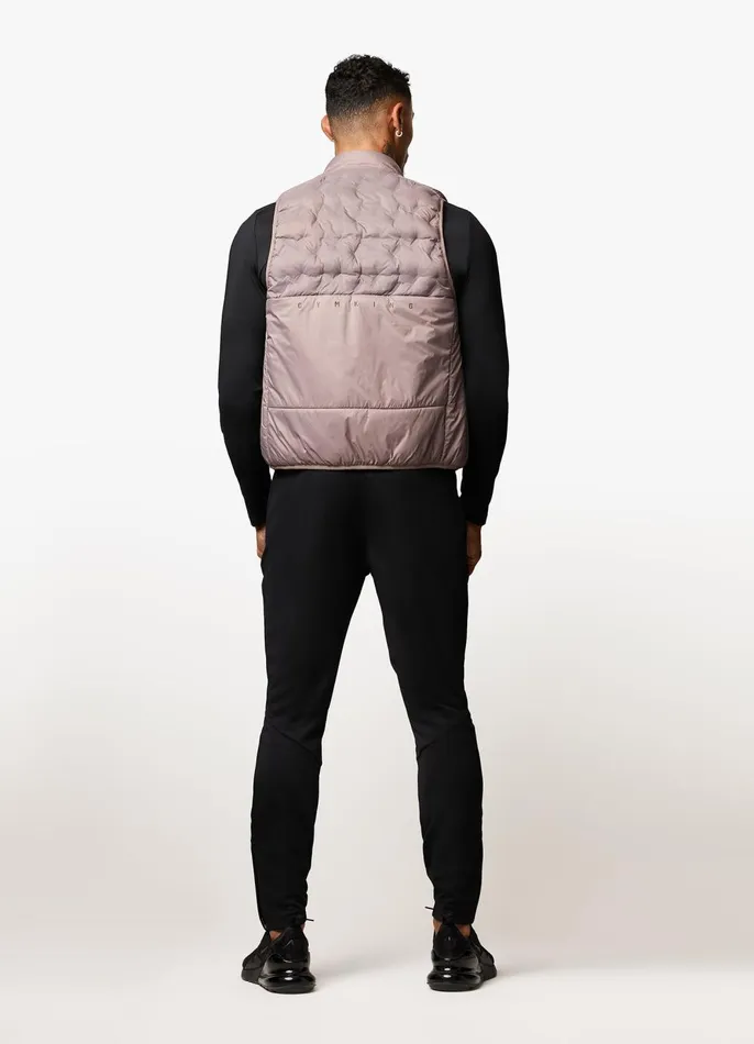 Gym King Outerwear Men Heat Sealed Tech Gilet 8211 Iron Gym King Outerwear Men Heat Sealed Tech Gilet 8211 Iron