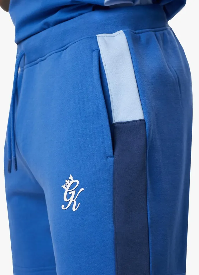 Gym King Shorts Men Contrast Panel Fleece Short 8211 Riviera BlueSky Blue