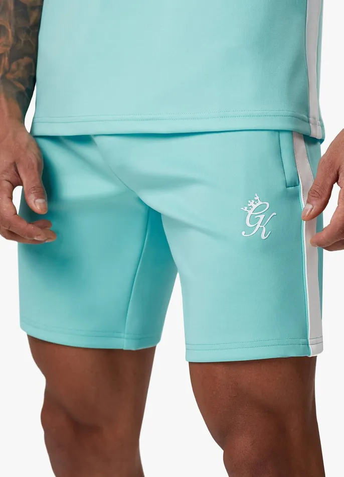 Gym King Shorts Men Core Plus Poly Short 8211 Aqua Blue