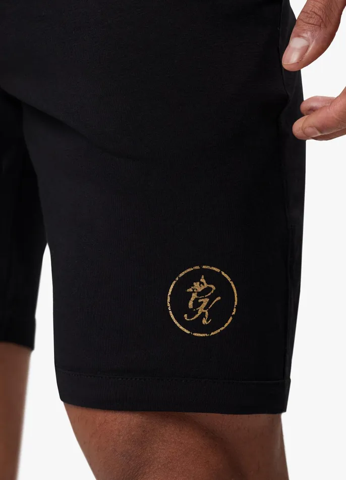 Gym King Shorts Men Fight Division Short 8211 BlackGold