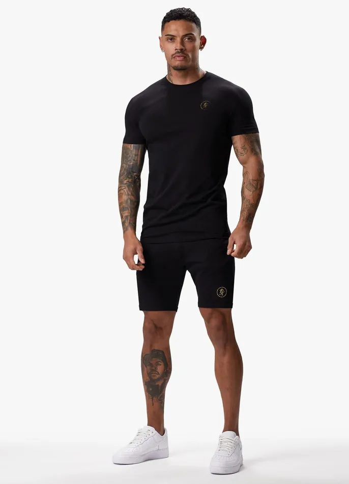 Gym King Shorts Men Fight Division Short 8211 BlackGold