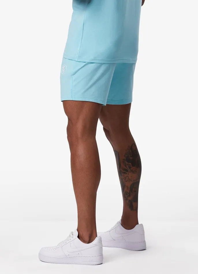 Gym King Shorts Men Pro Jersey Short 8211 Aqua Blue