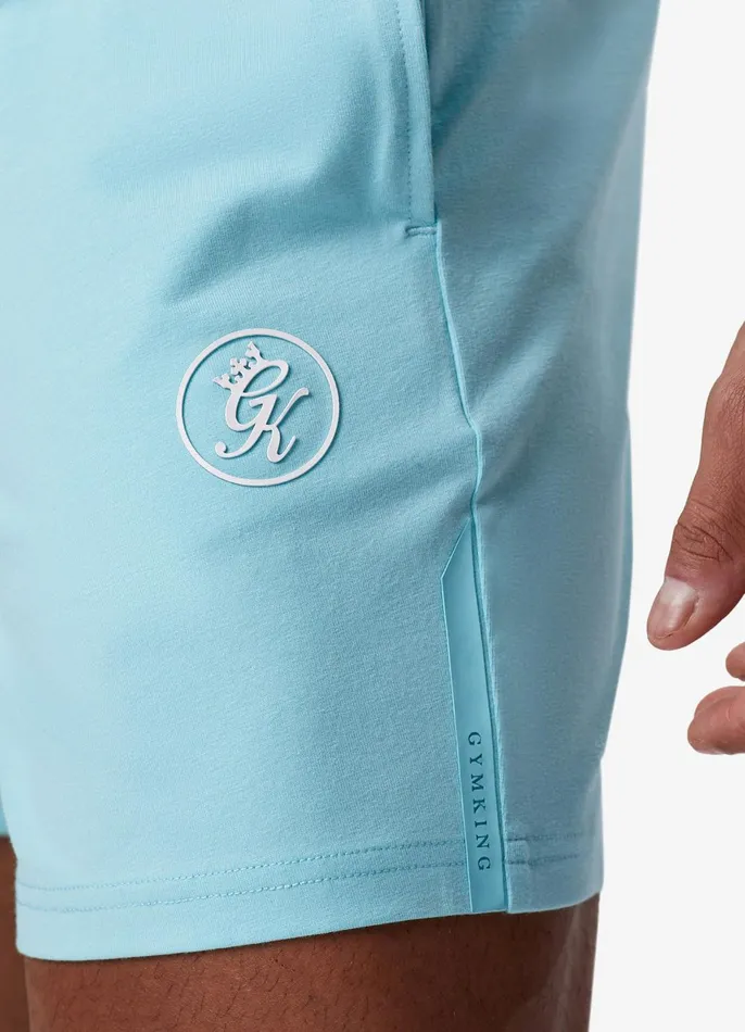 Gym King Shorts Men Pro Jersey Short 8211 Aqua Blue