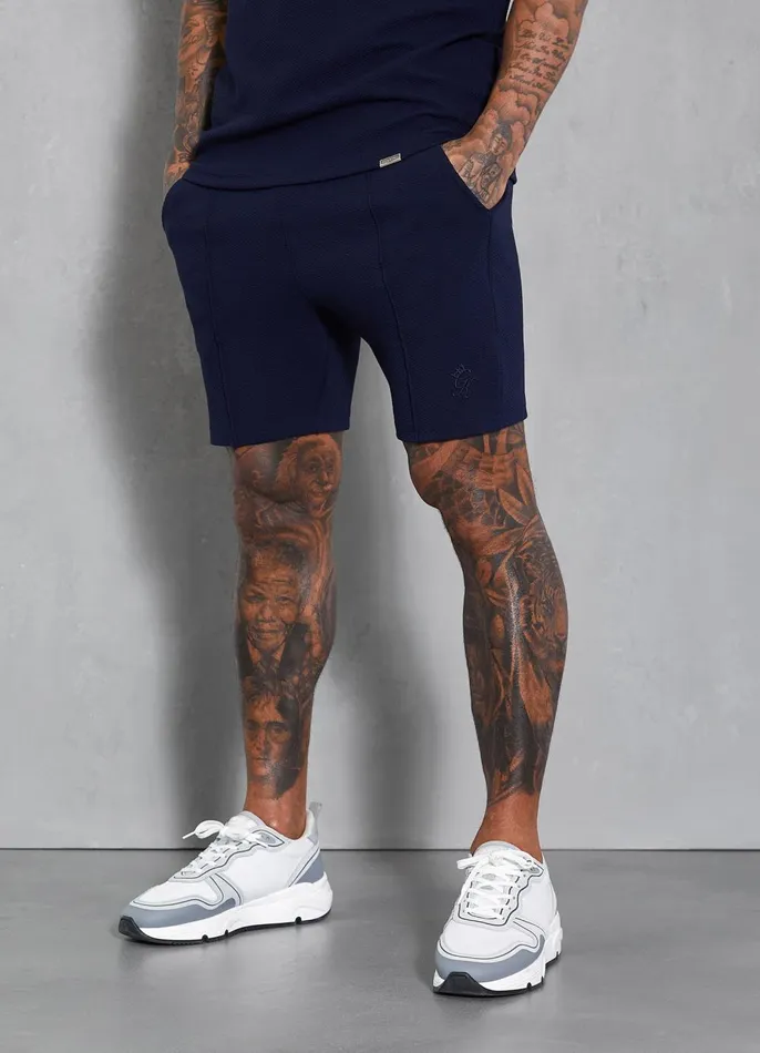 Gym King Shorts Men Signature Texture Short 8211 Navy
