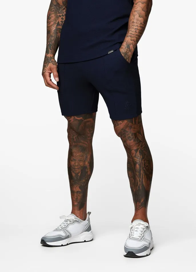 Gym King Shorts Men Signature Texture Short 8211 Navy