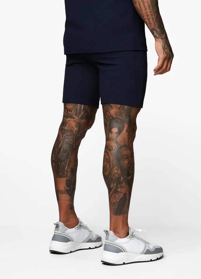 Gym King Shorts Men Signature Texture Short 8211 Navy