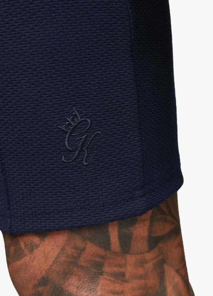 Gym King Shorts Men Signature Texture Short 8211 Navy