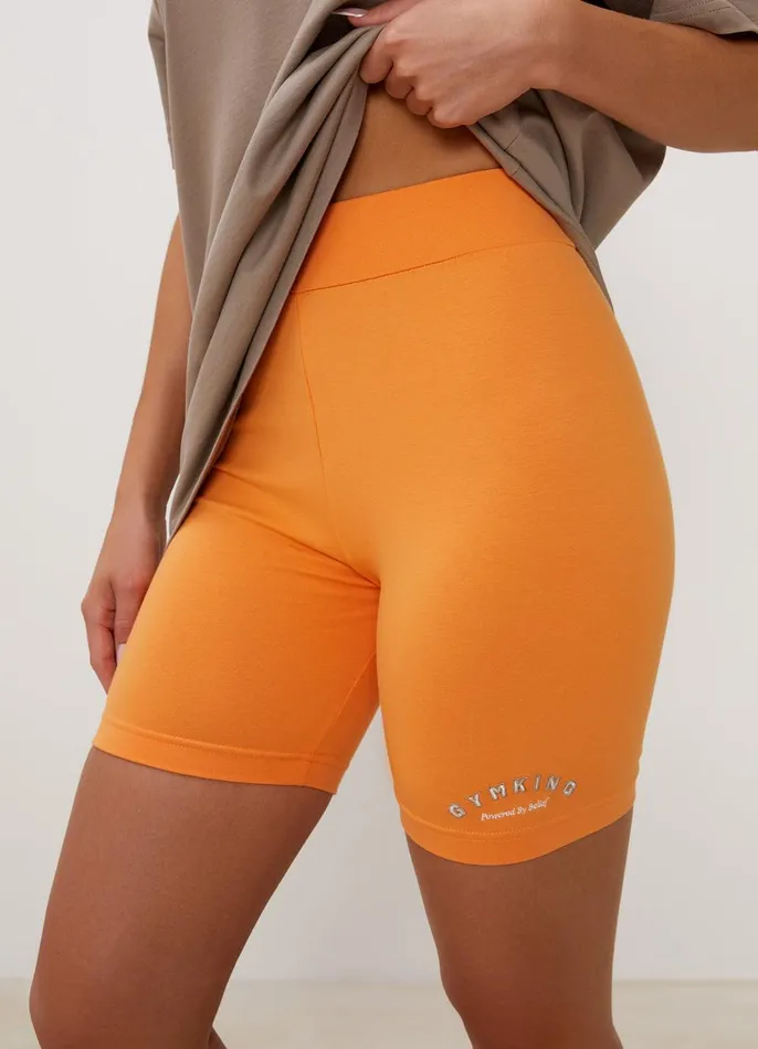 Gym King Shorts Women Spirit Of Summer Cycle Short 8211 Papaya Orange
