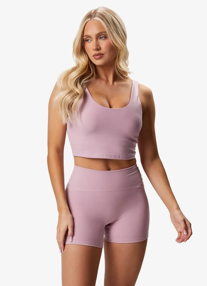 Gym King Sports Bras Women Peach Luxe Tank 8211 Dusky Mauve Luxe