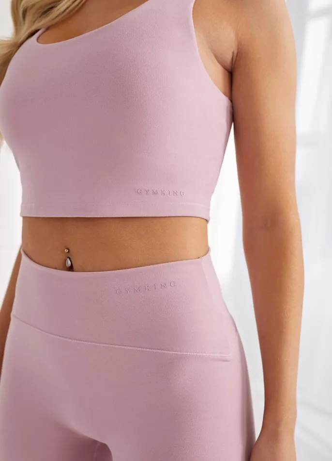 Gym King Sports Bras Women Peach Luxe Tank 8211 Dusky Mauve Luxe