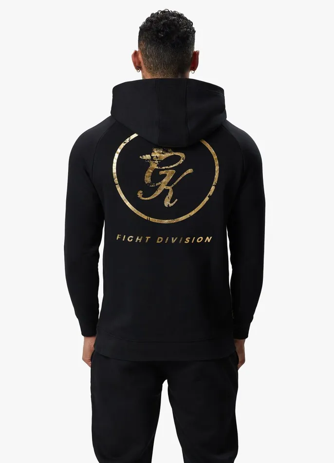 Gym King Sweatshirts and Hoodies Men Fight Division Hood 8211 BlackGold
