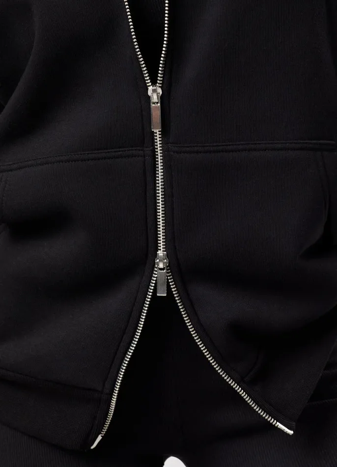 Gym King Sweatshirts and Hoodies Women 365 Oversized Zip Up Hoodie 8211 Black