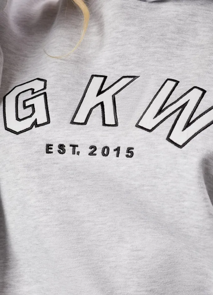 Gym King Sweatshirts and Hoodies Women GKW Relaxed Fit Hoodie 8211 Snow Marl