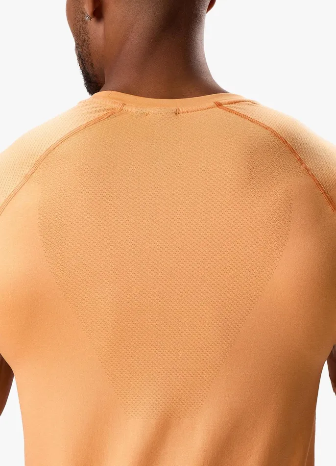 Gym King TShirts Men Seamless Tee 8211 Soft Orange