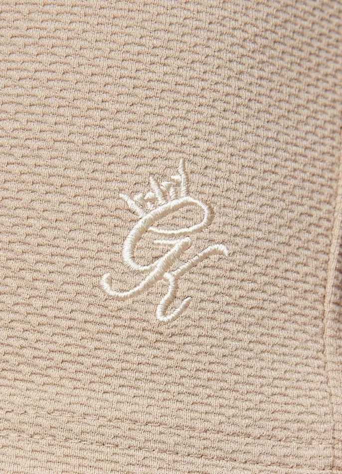 Gym King TShirts Men Signature Texture Polo 8211 Stone