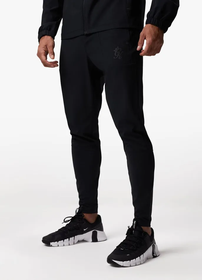 Gym King Tracksuit Bottoms Men Debossed 20 Jogger 8211 Black