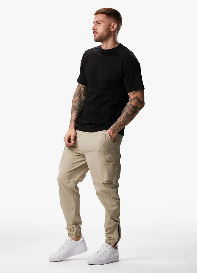 Gym King Tracksuit Bottoms Men Rebellion Cargo Jogger 8211 Sandstone
