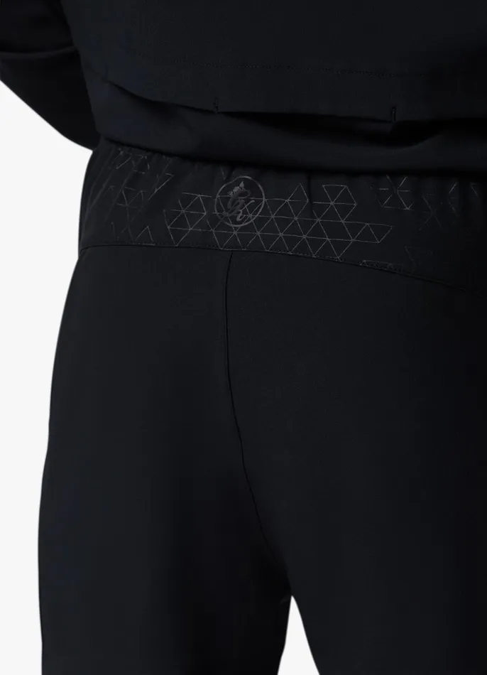 Gym King Tracksuits Men Debossed 20 FZ Tracksuit 8211 Black