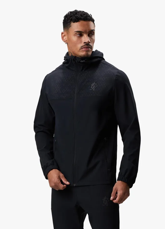 Gym King Tracksuits Men Debossed 20 FZ Tracksuit 8211 Black