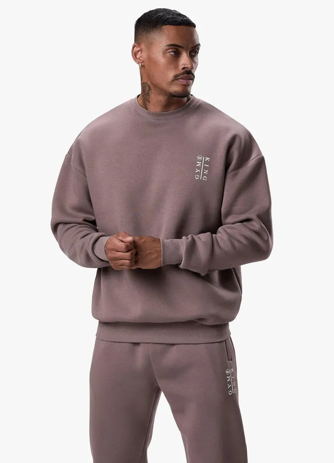 Gym King Tracksuits Men Division Crew Tracksuit 8211 Iron