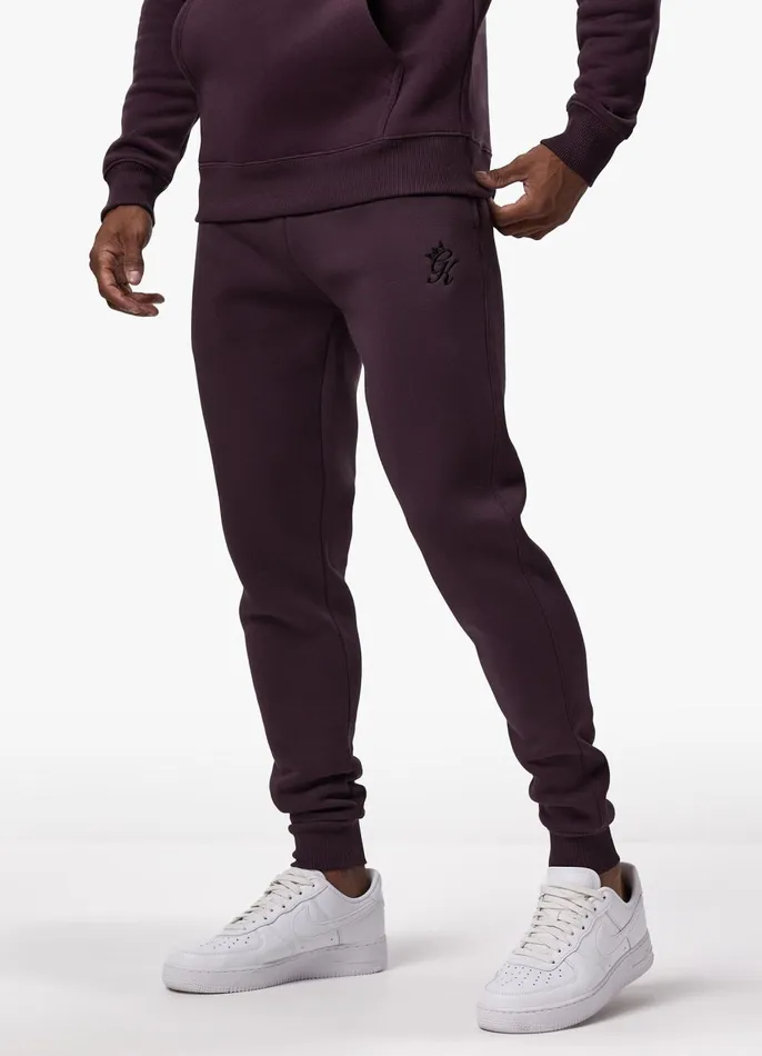 Gym King Tracksuits Men Fundamental Hood Tracksuit 8211 Deep Plum
