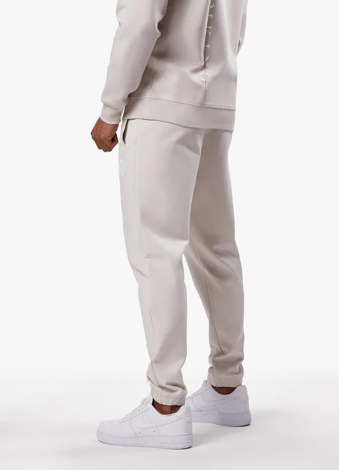 Gym King Tracksuits Men Split Linear Tracksuit 8211 Stone Grey