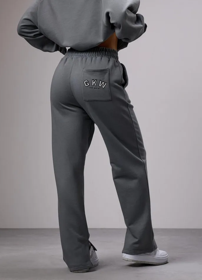 Gym King Tracksuits Women GKW Sports Luxe V Neck Crew Tracksuit 8211 Dark Sage