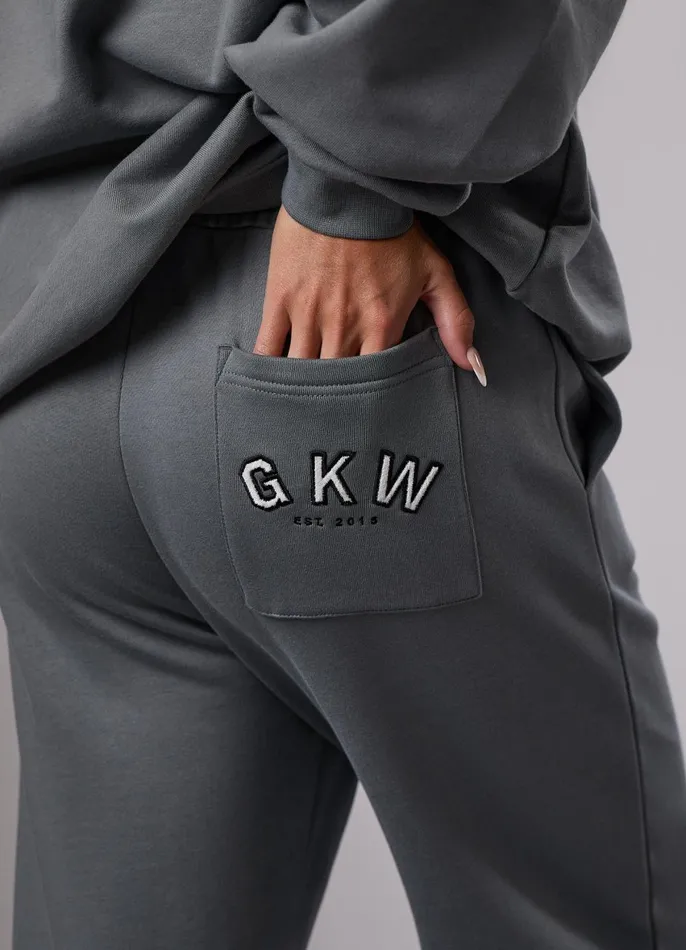 Gym King Tracksuits Women GKW Sports Luxe V Neck Crew Tracksuit 8211 Dark Sage