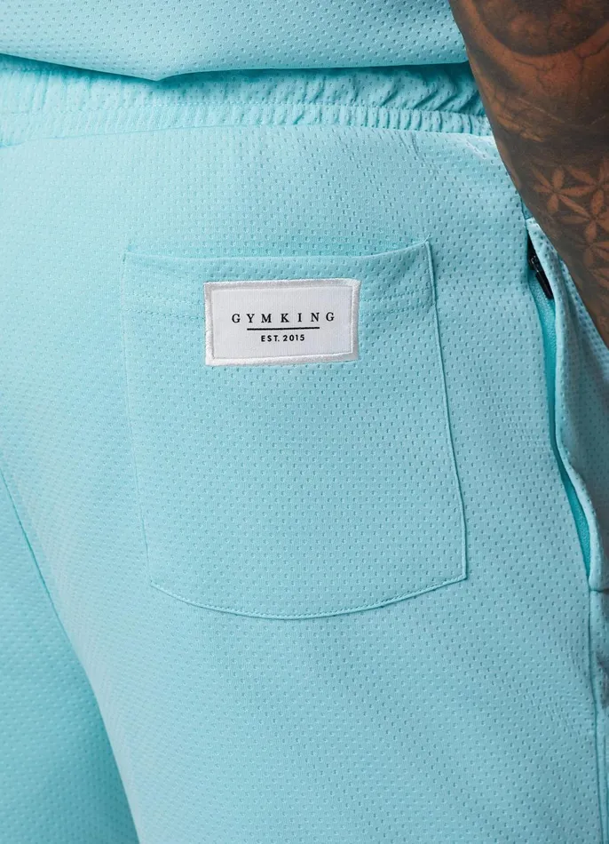 Gym King Twin Sets Men Brooklyn Mesh Short 8211 Aqua Blue Gym King Twin Sets Men Brooklyn Mesh Short 8211 Aqua Blue