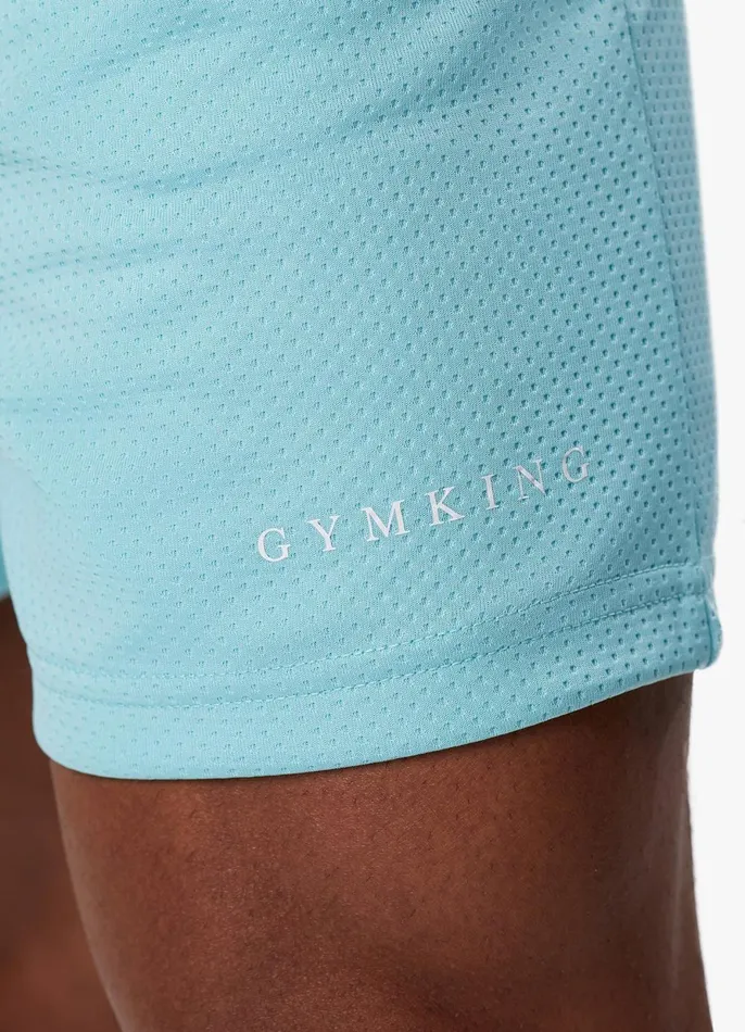 Gym King Twin Sets Men Brooklyn Mesh Short 8211 Aqua Blue Gym King Twin Sets Men Brooklyn Mesh Short 8211 Aqua Blue